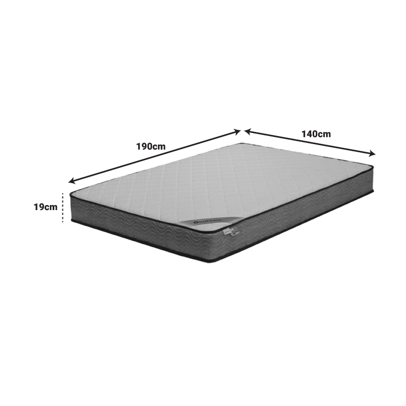Στρώμα Frezio pocket spring roll pack διπλής όψης 18-19cm 140x190εκ - Image 4