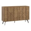 Μπουφές Dune pakoworld σε καρυδί απόχρωση 123x35x77.4εκ 119-001230