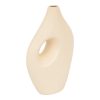 Βάζο Theremy pakoworld κεραμικό σε μπεζ απόχρωση 19.2x8x30εκ 199-000590