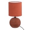 Επιτραπέζιο φωτιστικό PWL-1210 pakoworld Ε14 κεραμικό σε terracotta απόχρωση Φ13x25εκ 199-000591