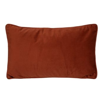 Μαξιλάρι διακοσμητικό Lubel pakoworld ύφασμα σε terracotta απόχρωση 30x50εκ 199-000616