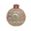 ΔΙΑΚΟΣΜΗΤΙΚΟ ΕΠΙΤΡΑΠΕΖΙΟ ΜΠΑΛΑ LED RESIN GINGERBREAD ΜΠΕΖ/ΚΟΚΚΙΝΟ Φ13x15ΕΚ