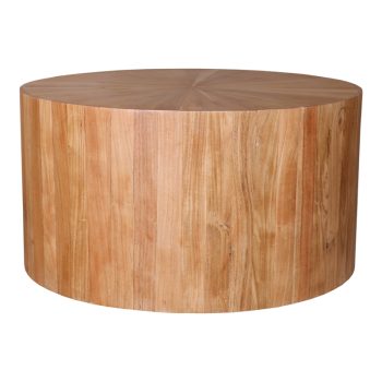 Τραπέζι Osiri pakoworld ξύλο acacia σε φυσική απόχρωση Φ80x45εκ 240-000014