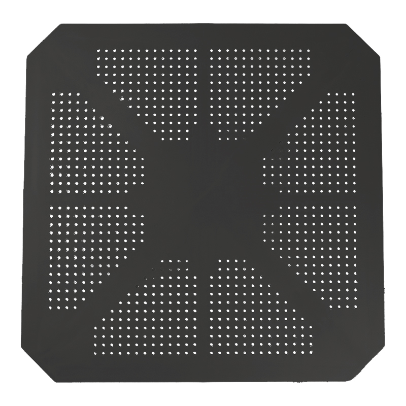 Τραπέζι Icon PP σε ανθρακί απόχρωση 80x80x74.5εκ - Image 3