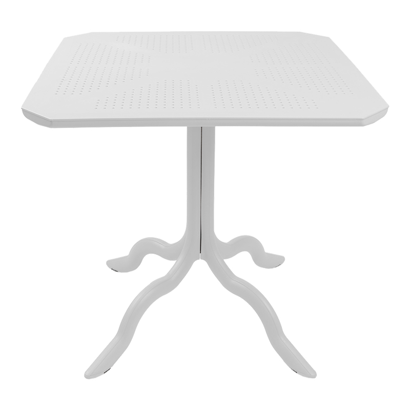 Τραπέζι Icon PP σε λευκή απόχρωση 80x80x74.5εκ - Image 2