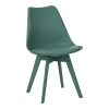 Καρέκλα Gaston I pakoworld PP-PU σε μέντα απόχρωση 53.5x48.5x81