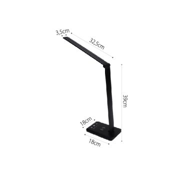 Alternative view of InLight Επιτραπέζιο φωτιστικό LED 7W 3CCT (by touch) σε λευκό χρώμα D:39cm (3045-WH)