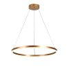Inlight Κρεμαστό φωτιστικό LED 45W 3CCT (by switch on base) D:60cm (6095-C-Golden)