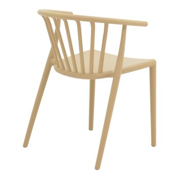 Alternative view of Πολυθρόνα Zelma  pp σε ανοιχτή απόχρωση cappuccino 55x53x73εκ