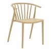 Πολυθρόνα Zelma pakoworld pp σε cappucino απόχρωση 55x53x73εκ 326-000025