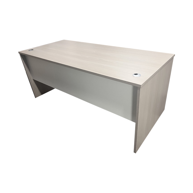 Γραφείο εργασίας Armadi σε sonoma-λευκή απόχρωση 160x80x75εκ - Image 3
