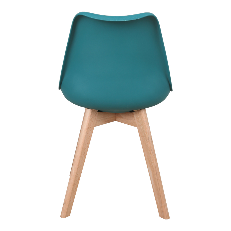 Καρέκλα Gaston PP-PU μπλε απόχρωση- φυσικό πόδι 43x51x75εκ - Image 5