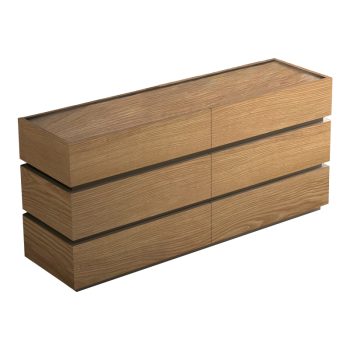 Συρταριέρα Sonlen pakoworld mdf σε oak απόχρωση 120x40x72εκ 072-000139