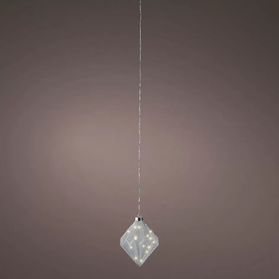 ΦΑΝΑΡΙ ΕΣΩΤΕΡΙΚΟΥ ΧΩΡΟΥ ΔΙΑΜΑΝΤΙ 16 CM ΜΕ LED - Image 2