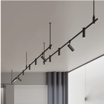 Alternative view of Inlight Φωτιστικό LED 12W 3000K για Chandler Track μαύρη απόχρωση D:4,8cmx15cmx22cm (13C-00021)