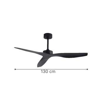 Alternative view of it-Lighting Alamo 15W 3CCT LED Fan Light in Black Color (102000520)