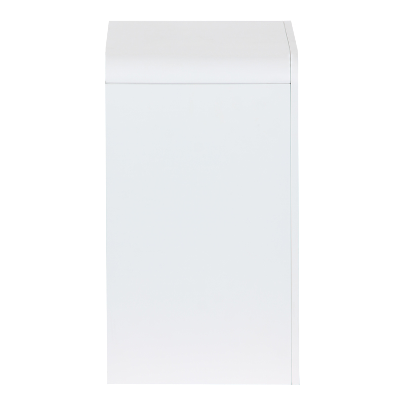 Κομοδίνο Zeplen MDF σε λευκή απόχρωση 40x30x53εκ - Image 4