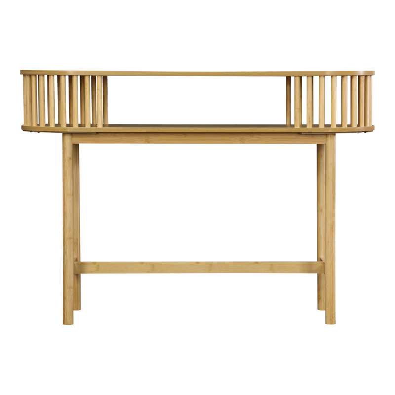 Κονσόλα Nodial MDF/Bamboo σε φυσική απόχρωση 120x39x85εκ - Image 2