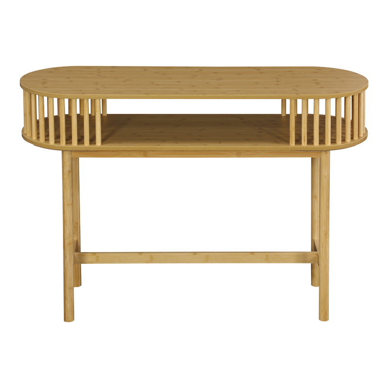 Κονσόλα Nodial MDF/Bamboo σε φυσική απόχρωση 120x39x85εκ - Image 4
