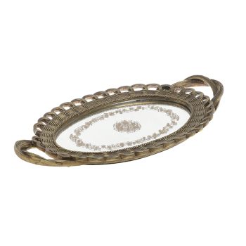 ΔΙΣΚΟΣ RESIN ΜΕ ΚΑΘΡΕΠΤΗ ΑΝΤΙΚΕ ΧΡΥΣΟΣ 39Χ22Χ4