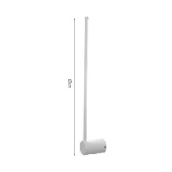 InLight Επιτοίχιο φωτιστικό LED 7W 3000K από λευκό μέταλλο D:60cm (43014-White)