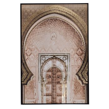 THE ORIENTAL GATE ΕΛΑΙΟΓΡΑΦΙΑ 80Χ120ΕΚ ME ΜΑΥΡΗ ΚΟΡΝΙΖΑ ΣΕ ΤΥΠΩΜΕΝΟ ΚΑΜΒΑ