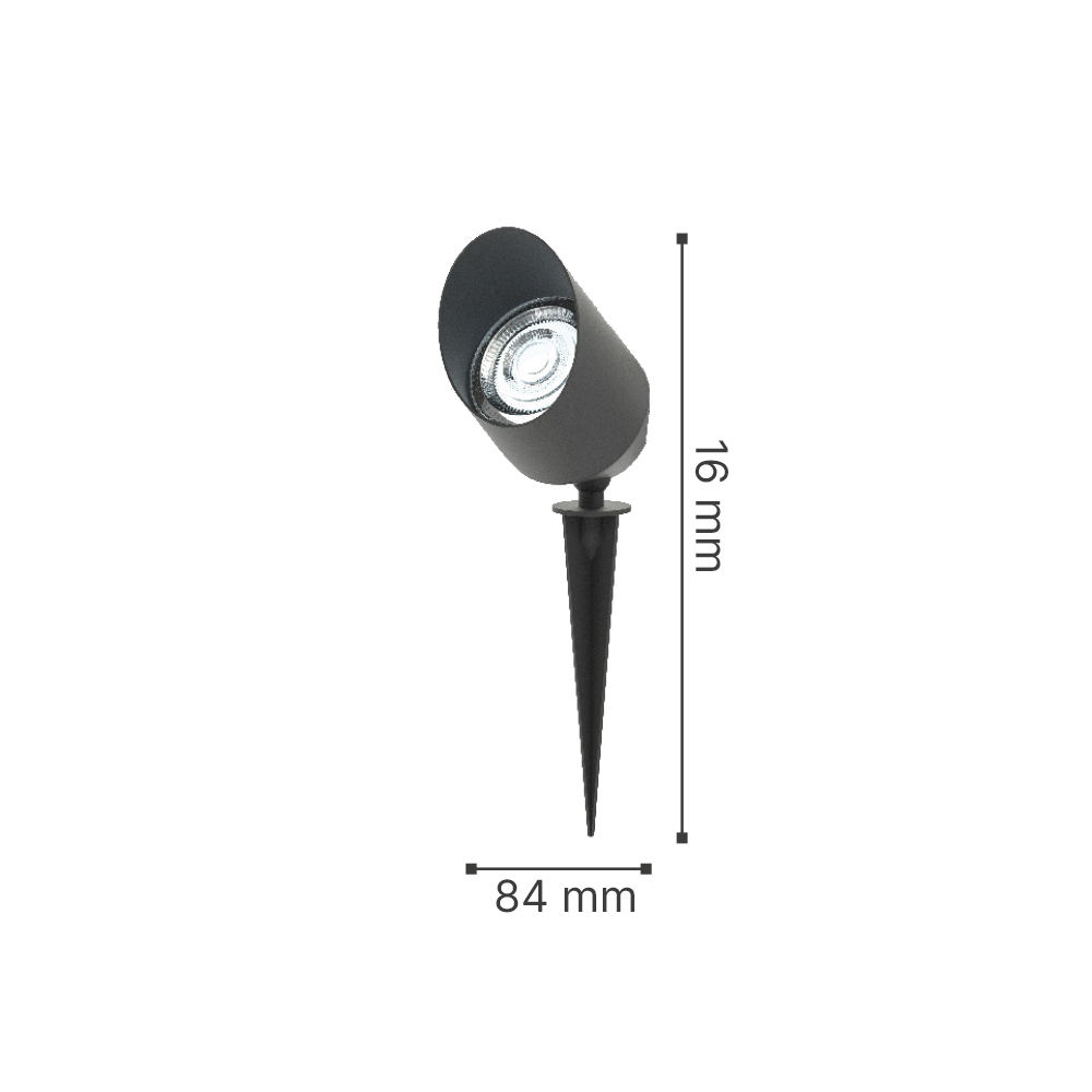 it-Lighting Jay -LED 7W 3000K Outdoor Spike Light in Antracite Color (80600211) - Image 2