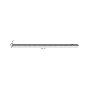 Alternative view of Inlight Γραμμικό φωτιστικό LED 30W 3CCT για Ultra Thin ράγα σε μαύρη απόχρωση D:91,5X2,6X2,4cm (TMU0070-Black)