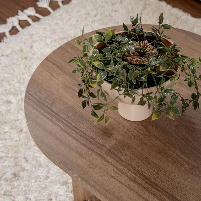 Τραπέζι σαλονιού Tabletod σε καρυδί απόχρωση 119x60x40εκ - Image 4