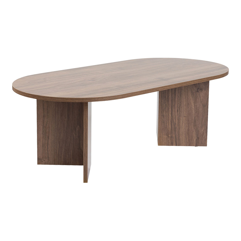 Τραπέζι σαλονιού Tabletod pakoworld σε καρυδί απόχρωση 119x60x40εκ 071-001604