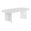 Τραπέζι σαλονιού Tabletod pakoworld σε λευκή απόχρωση 119x60x40εκ 071-001606
