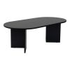 Τραπέζι σαλονιού Tabletod pakoworld σε μαύρη απόχρωση 119x60x40εκ 071-001607