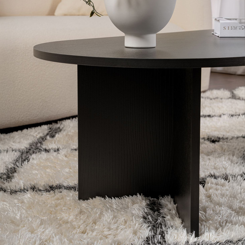 Τραπέζι σαλονιού Tabletod σε μαύρη απόχρωση 119x60x40εκ - Image 4