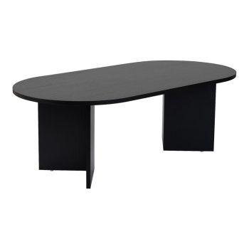 Τραπέζι σαλονιού Tabletod pakoworld σε μαύρη απόχρωση 119x60x40εκ 071-001607