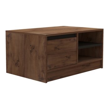 Τραπέζι σαλονιού Narli pakoworld σε sonoma απόχρωση 90x60x45εκ 120-000511