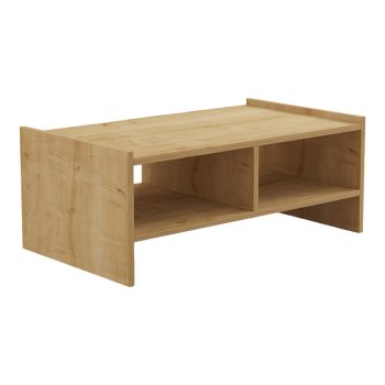 Τραπέζι σαλονιού Tiena pakoworld σε oak απόχρωση 90x50x35εκ 120-000513