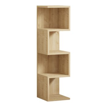 Ραφιέρα επιδαπέδια Pratel pakoworld σε oak απόχρωση 25x27x95εκ 120-000516