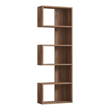 Βιβλιοθήκη Cascade pakoworld σε sonoma  απόχρωση 51.8x22x150εκ 120-000520