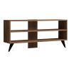 Έπιπλο τηλεόρασης Prestige pakoworld σε sonoma απόχρωση 120x29
