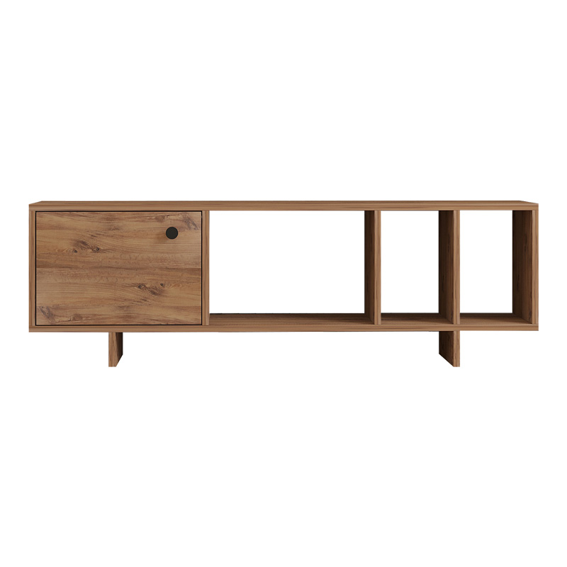 Έπιπλο τηλεόρασης Mueble σε sonoma απόχρωση 140x29x45εκ - Image 5