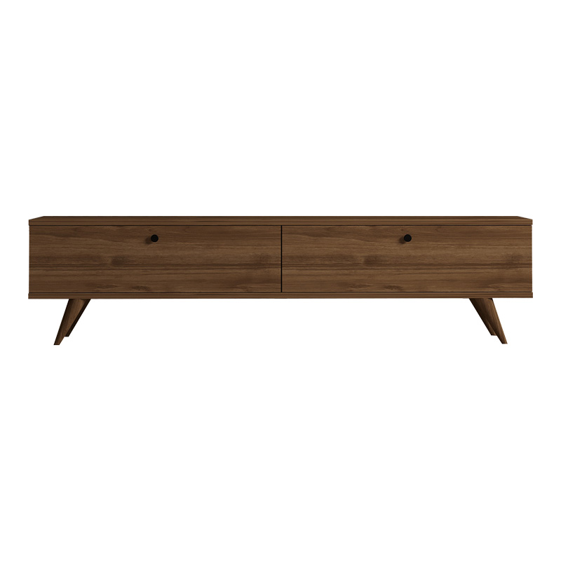 Έπιπλο τηλεόρασης Jate σε καρυδί απόχρωση 160x25x40εκ - Image 5