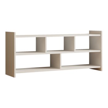Έπιπλο τηλεόρασης Kapri pakoworld σε λευκή απόχρωση 120x28x55εκ 120-000550