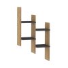 Ραφιέρα τοίχου Tabal pakoworld σε oak απόχρωση 49.4x14.5x85εκ 120-000554