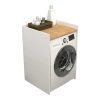 Έπιπλο πλυντηρίου Cuci pakoworld σε oak απόχρωση 60x62x99εκ 120-000597