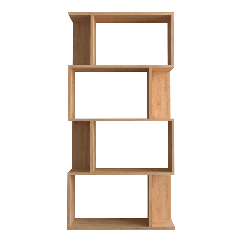 Βιβλιοθήκη Kadu σε oak απόχρωση 72x22x147εκ - Image 2