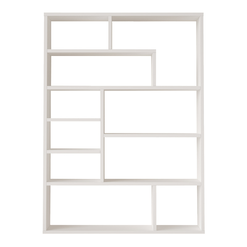 Βιβλιοθήκη Decora σε λευκη απόχρωση 90x22x123.6εκ - Image 2