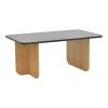 Τραπέζι Beca pakoworld σε oak-μαύρο απόχρωση 100x60x42εκ 197-000311