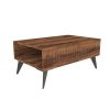 Τραπέζι Marla pakoworld σε καρυδί απόχρωση 90x56x40εκ 197-000314