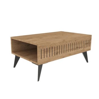 Τραπέζι Marla pakoworld σε oak απόχρωση 90x56x40εκ 197-000315