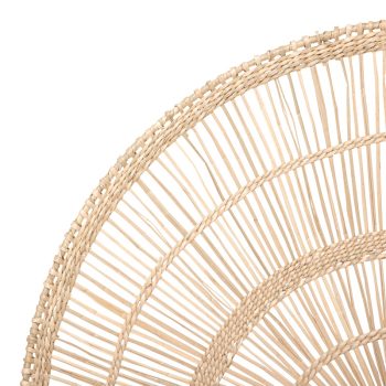 Alternative view of Διακοσμητικό τοίχου Padma  pe rattan σε φυσική απόχρωση 60.7x1.5x35.5εκ